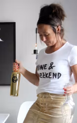 T-shirt Wine & Weekend vit