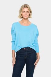 MilaSZ R-Neck Pullover klarblå