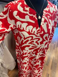 Sol midi dress röd