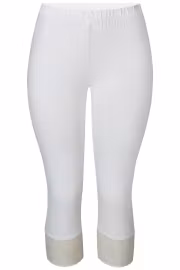 Malus leggings spets vit