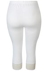 Malus leggings spets vit
