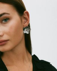 Jasmine Studs L Silver