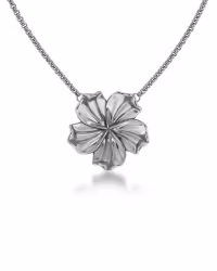 Jasmine Necklace L Silver