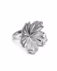 Jasmine Ring L Silver