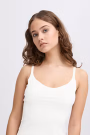 IASiv singlet linne vit