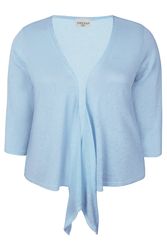Agar bolero blå Plussize