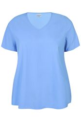 Amin blus blå Plussize