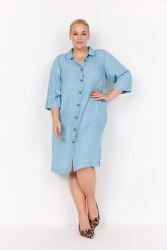 WA-FLORA 9 Skjorta Plussize