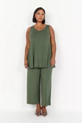 WA-MARLA 1 Topp grön Plussize