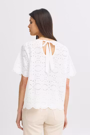 FRAngie blus vit