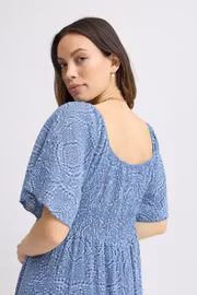SBAlexa batic dress blå
