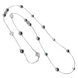BERRY PEARL SPARKLE ICONIC Halsband - Salvia grön