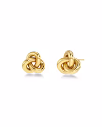 Infinity Knot Studs S Gold