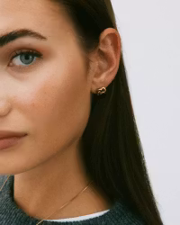 Infinity Knot Studs S Gold