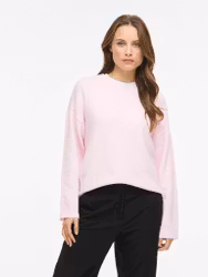 Viliga stickad tröja rosa