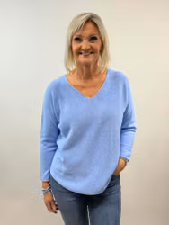 Hella tröja ljusblå