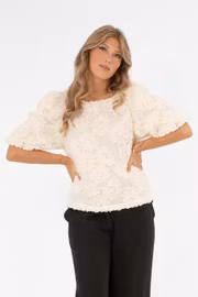 Fleur Blouse Champagne