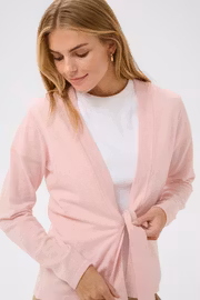 PrilaSZ tie cardigan rosa