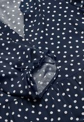 Mika klänning marin/prickig