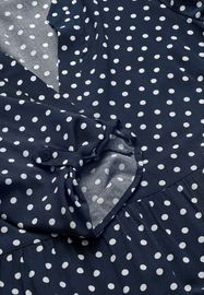 Mika klänning marin/prickig