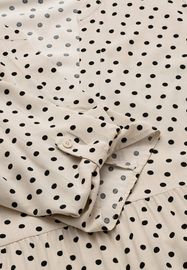 Mika klänning beige/prickig