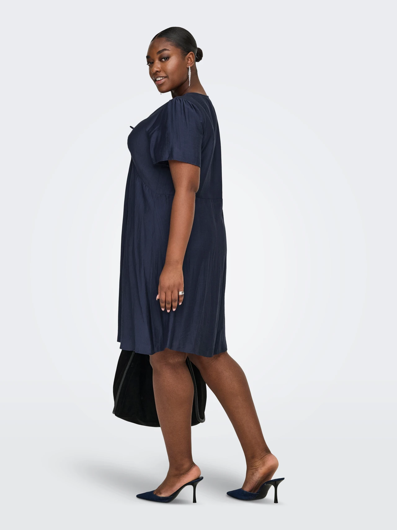 Carcecilia klänning marin Plussize