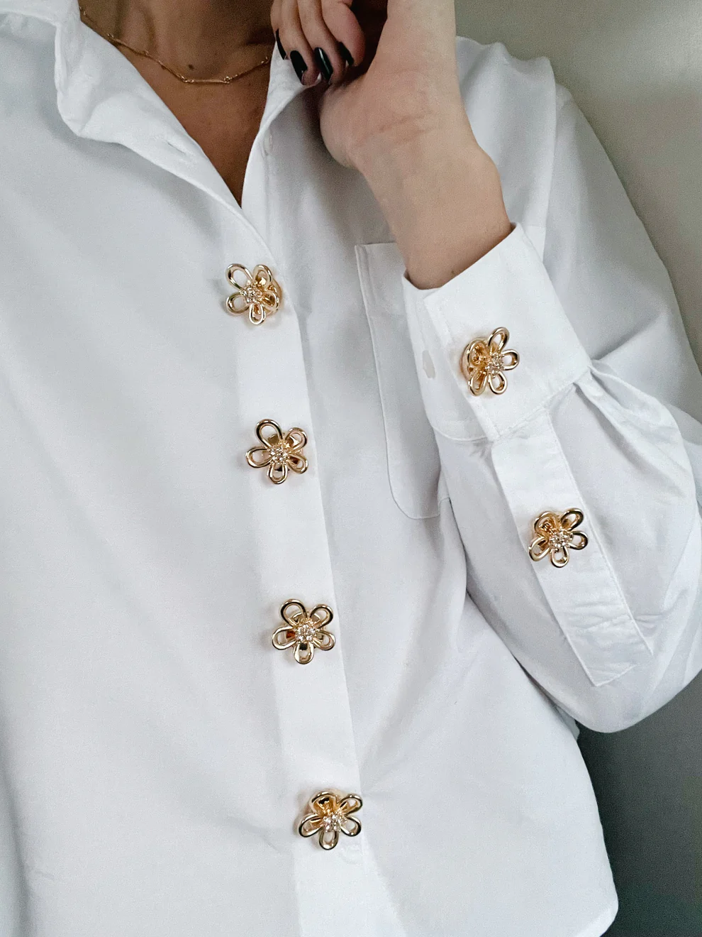 Tina Button Charm Knappsmycke