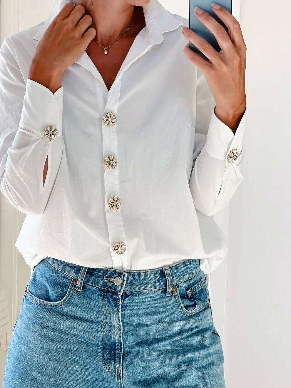 Signe Button Charm Knappsmycke