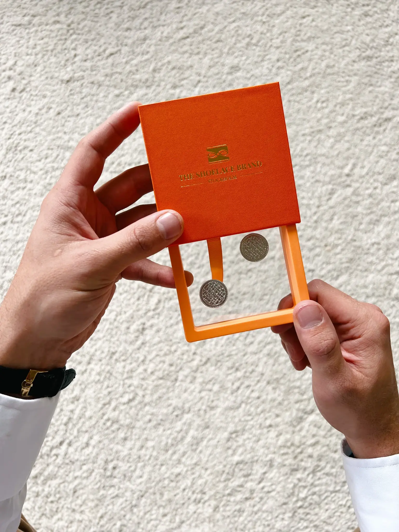 Hampus Manschettknappar i silver (2-pack)