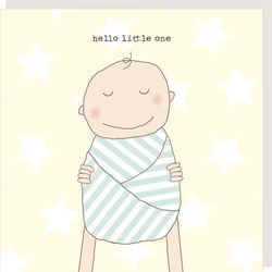 Card Hello Unisex Baby
