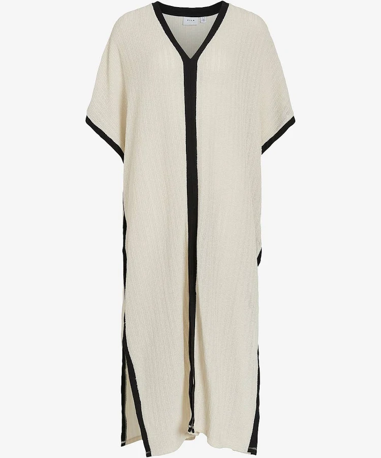 Vifabena kaftan creme/svart