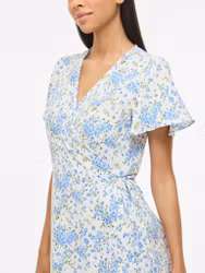Vilovie wrap dress midi