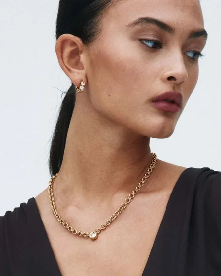 Ocean Gem necklace guld
