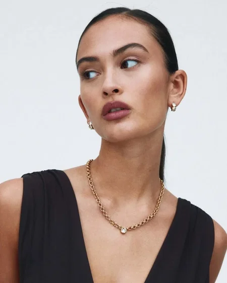 Ocean Gem necklace guld
