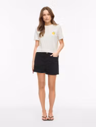 VISYBILLA RUND HALS T-SHIRT Lemon
