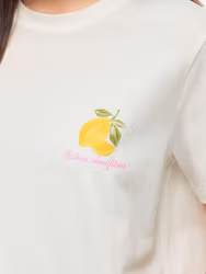 VISYBILLA RUND HALS T-SHIRT Lemon