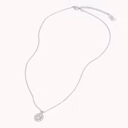 Sofia necklace silk silver