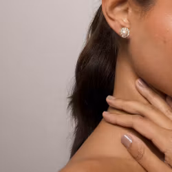 New Miss sofia pearl earrings ivory