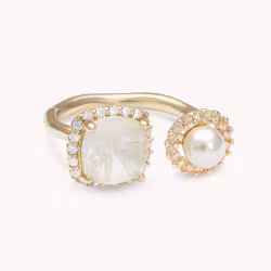 Colette ring milky cream