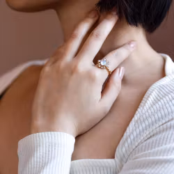 Emily ring sky blue