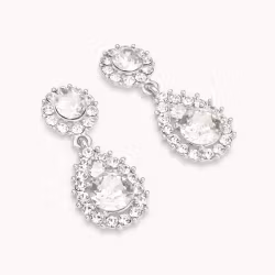 Sofia earrings crystal