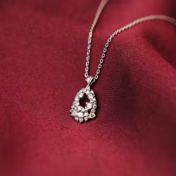 Petite miss Alice necklace crystal silver