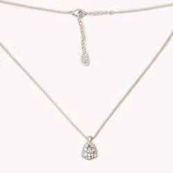 Petite miss Alice necklace crystal silver