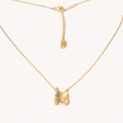 Brigitte necklace champagne mist