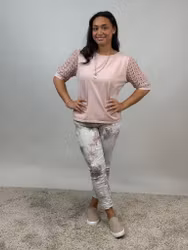Emie729 topp rosa