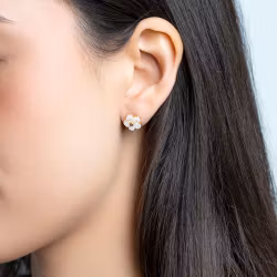 Petite Claire earrings creme