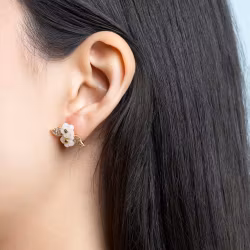 Claire earrings creme