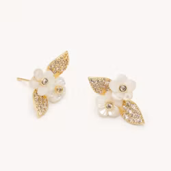 Claire earrings creme