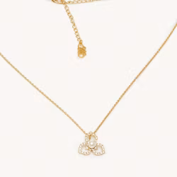 Elise necklace ivory pearl gold