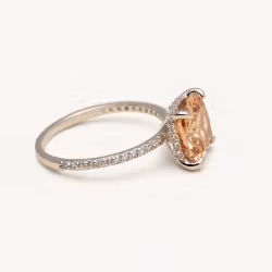 Desiree ring champagne silver